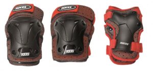 Ščitniki Roces set black/red  otroški
