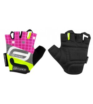 Kolesarske rokavice Force KID SQUARE