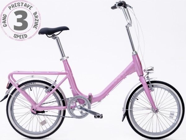 Rog PONY CLASSIC 3  NOVO   - svetlo roza